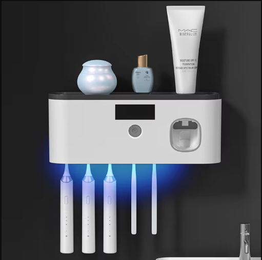 UV Toothbrush Holder and Dispenser