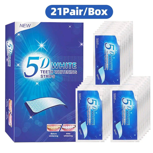5D Teeth Whitening Strips - Prime Oral Care