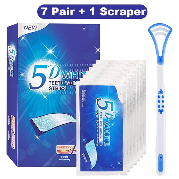 5D Teeth Whitening Strips - Prime Oral Care