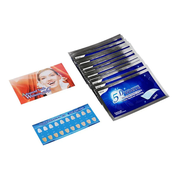 5D Teeth Whitening Strips - Prime Oral Care