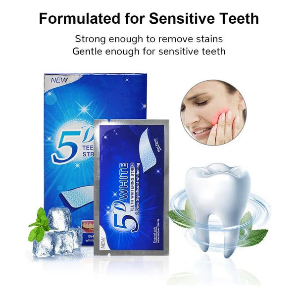 5D Teeth Whitening Strips - Prime Oral Care