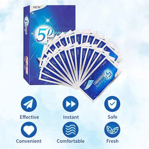 5D Teeth Whitening Strips - Prime Oral Care