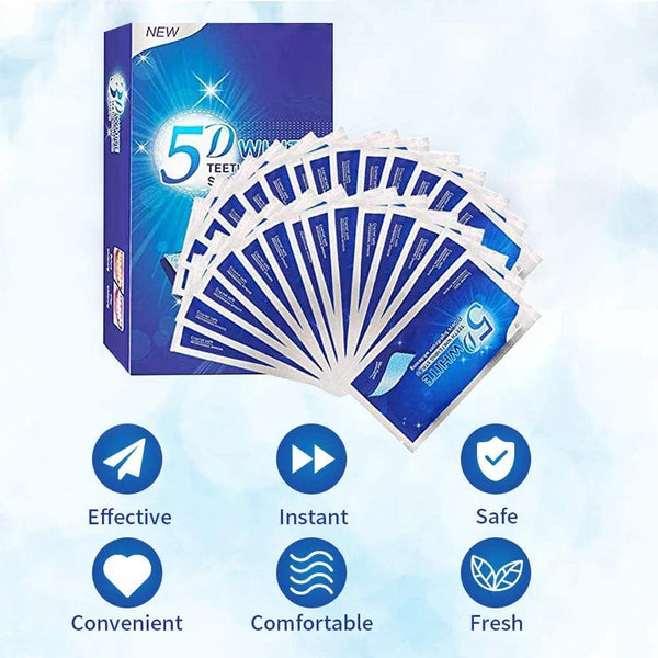 5D Teeth Whitening Strips - Prime Oral Care