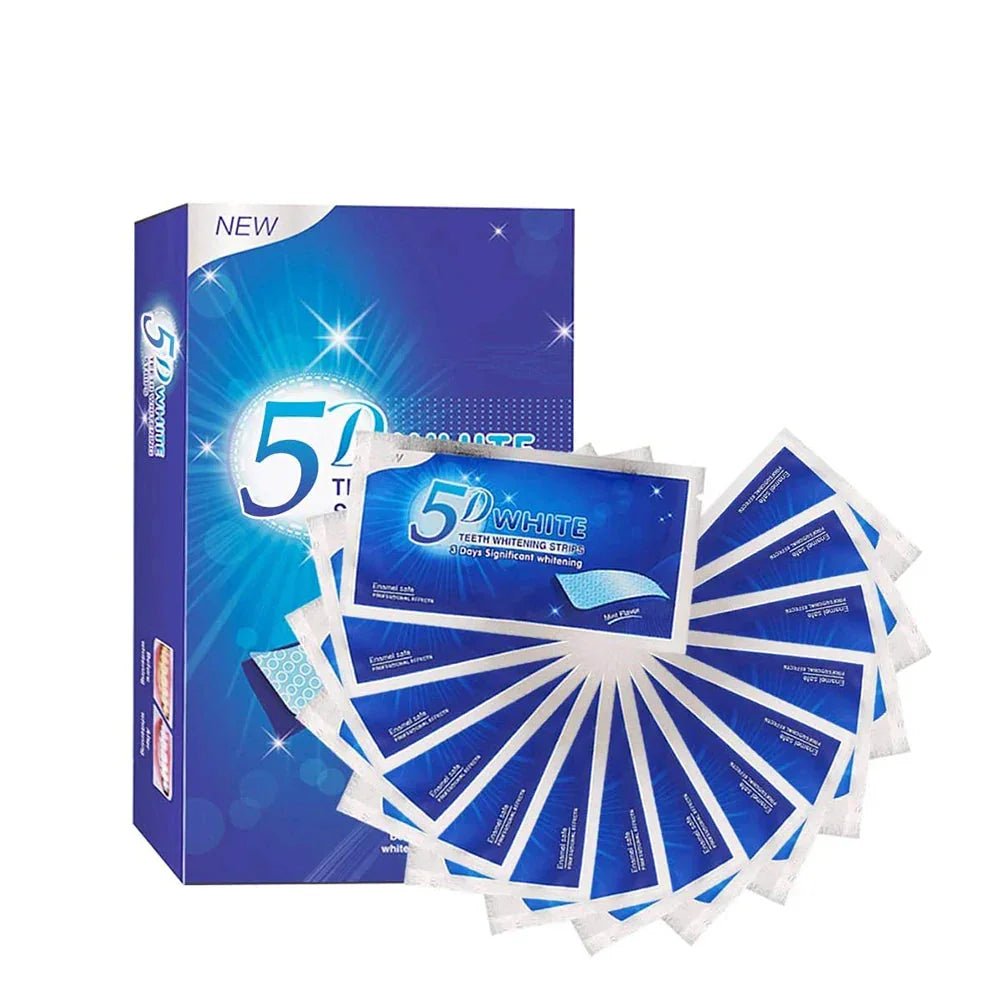 5D Teeth Whitening Strips - Prime Oral Care