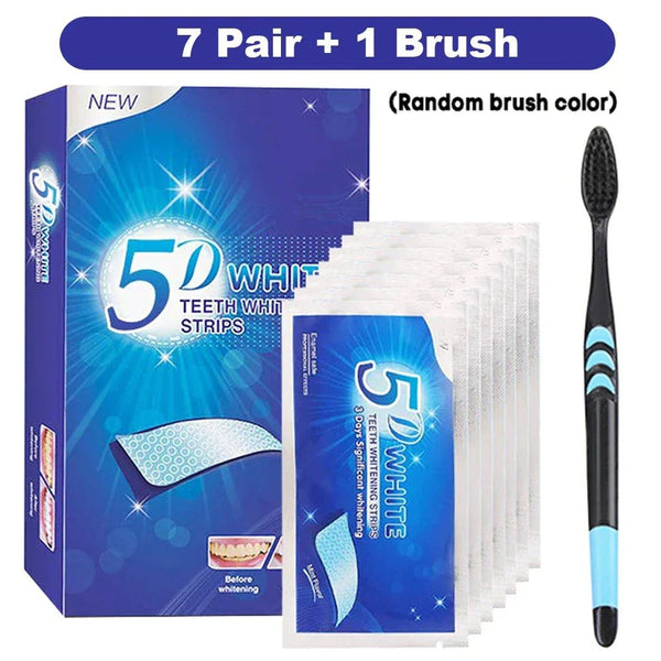 5D Teeth Whitening Strips - Prime Oral Care