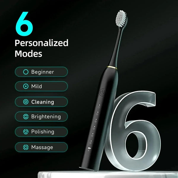 6-Mode Electric Toothbrush - Prime Oral Care