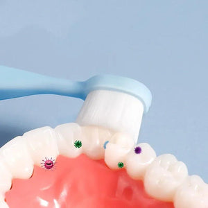 Ultra-soft toothbrush designed for toddlers, offering extra-gentle bristles to clean small teeth and sensitive gums