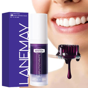 V34 Purple Teeth Whitening Toothpaste