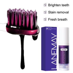 V34 Purple Teeth Whitening Toothpaste