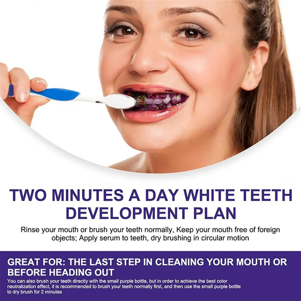 V34 Purple Teeth Whitening Toothpaste