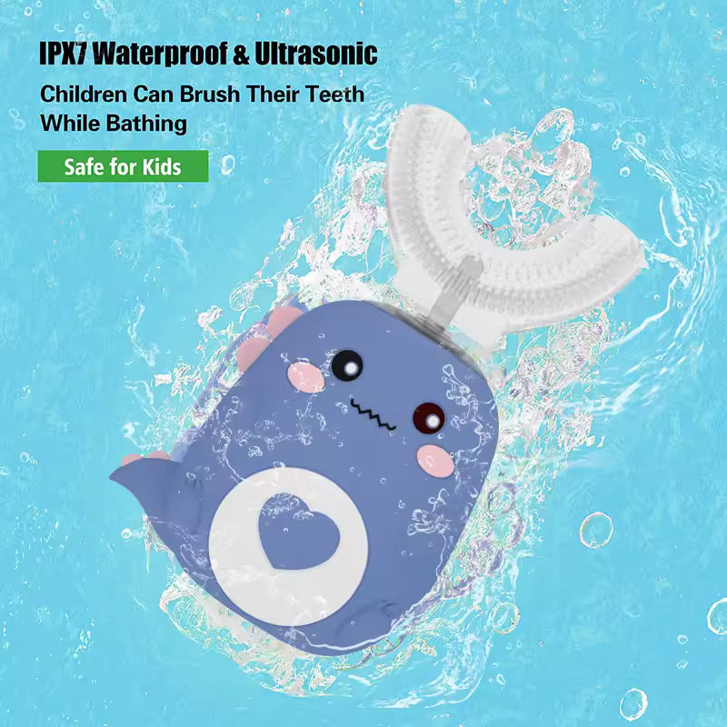 Prime Oral Care 2-6 years old blue Kids 360° Sonic Toothbrush with UV Cup