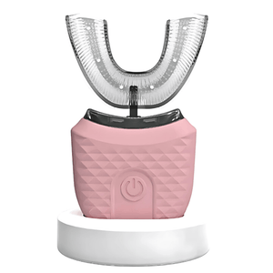 Prime Oral Care Pink U-Shaped Toothbrush