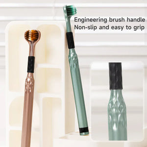 Prime Oral Care Three-Sided Toothbrush