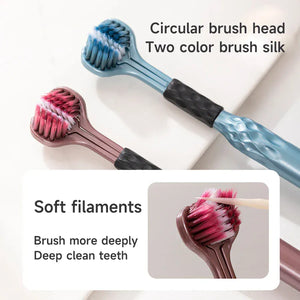 Prime Oral Care Three-Sided Toothbrush