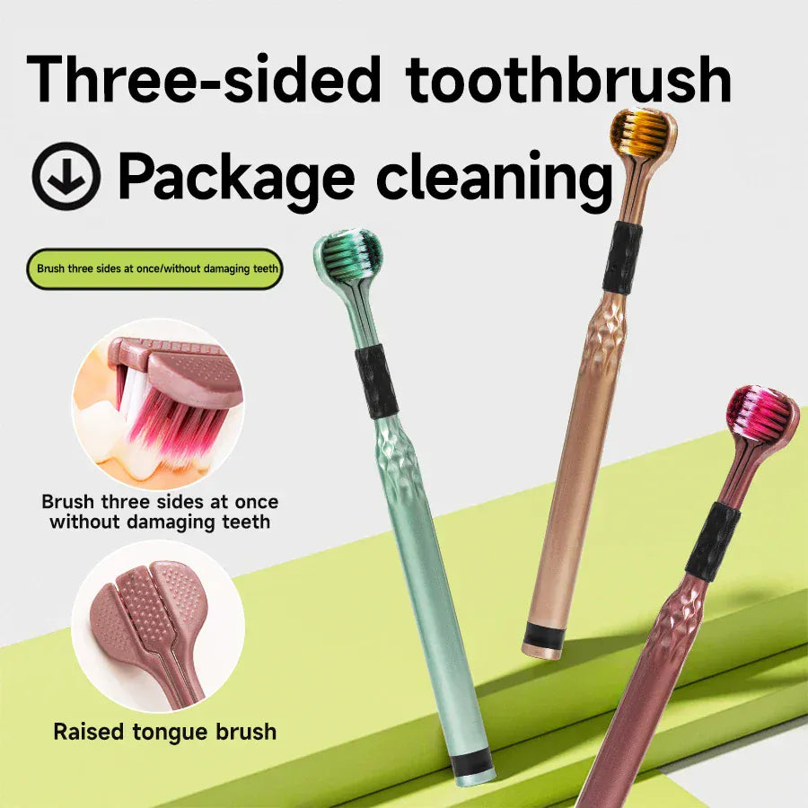 Prime Oral Care Three-Sided Toothbrush