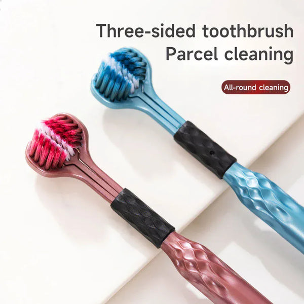 Prime Oral Care Three-Sided Toothbrush
