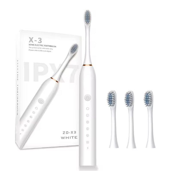 Prime Oral Care White 6-Mode Electric Toothbrush