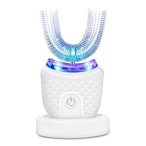 Prime Oral Care White U-Shaped Toothbrush